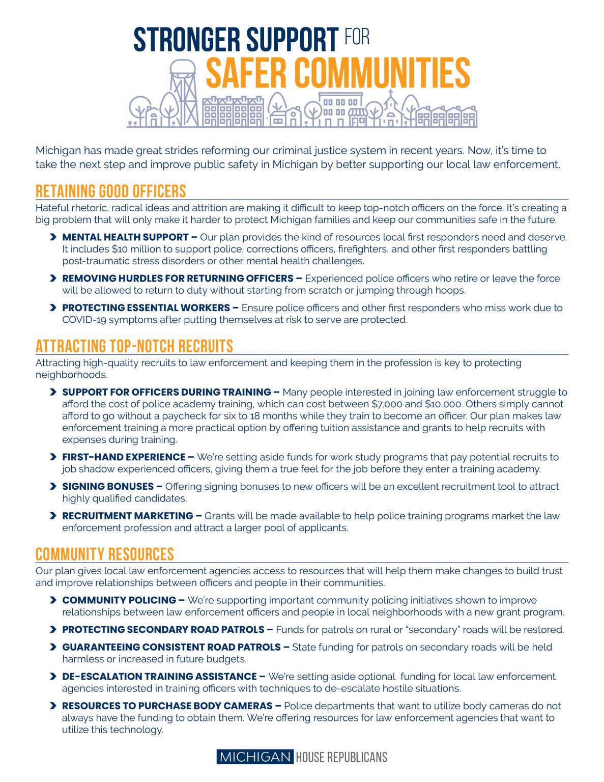 Stronger Support For Safer Communities